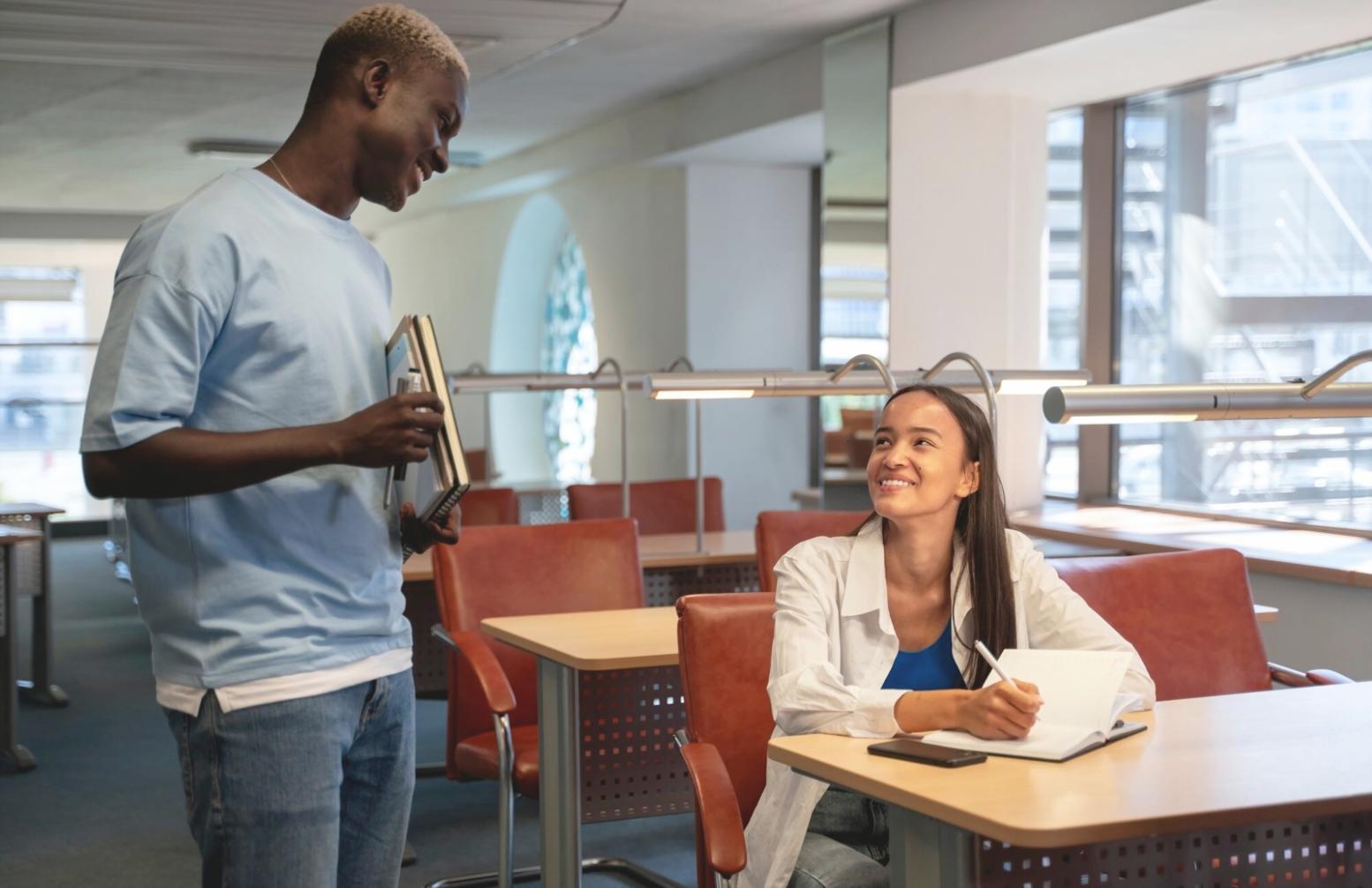 Business analysis workspace with financial reports